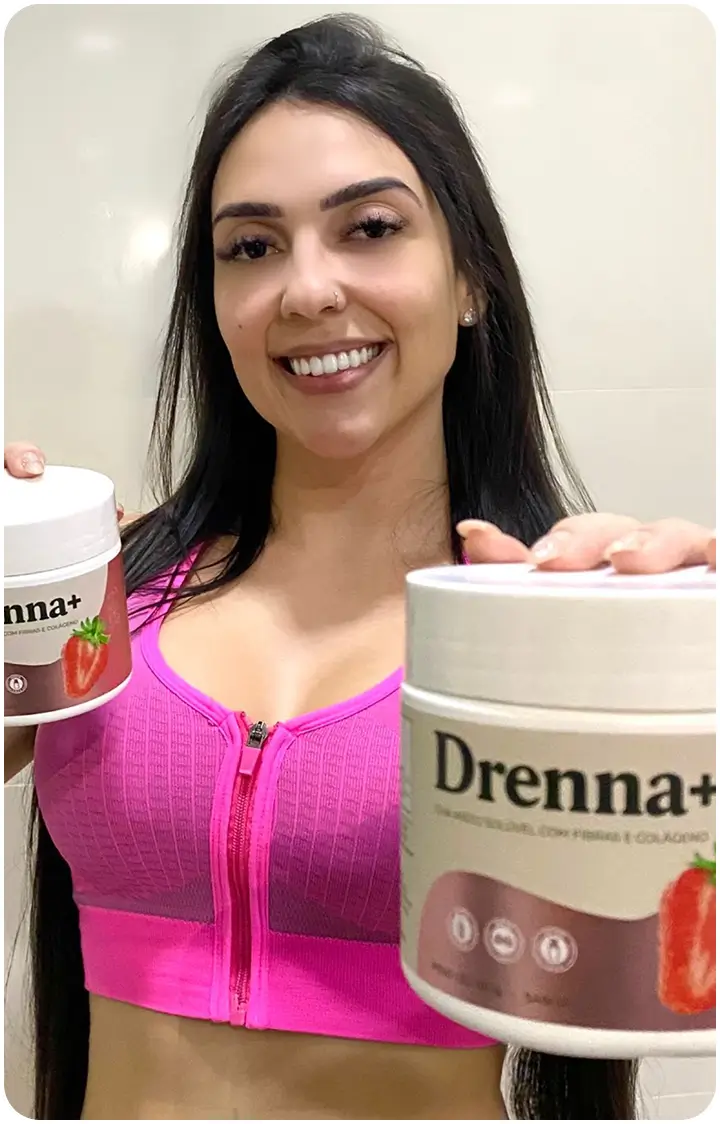 Drenna+ é um suplemento alimentar em pó